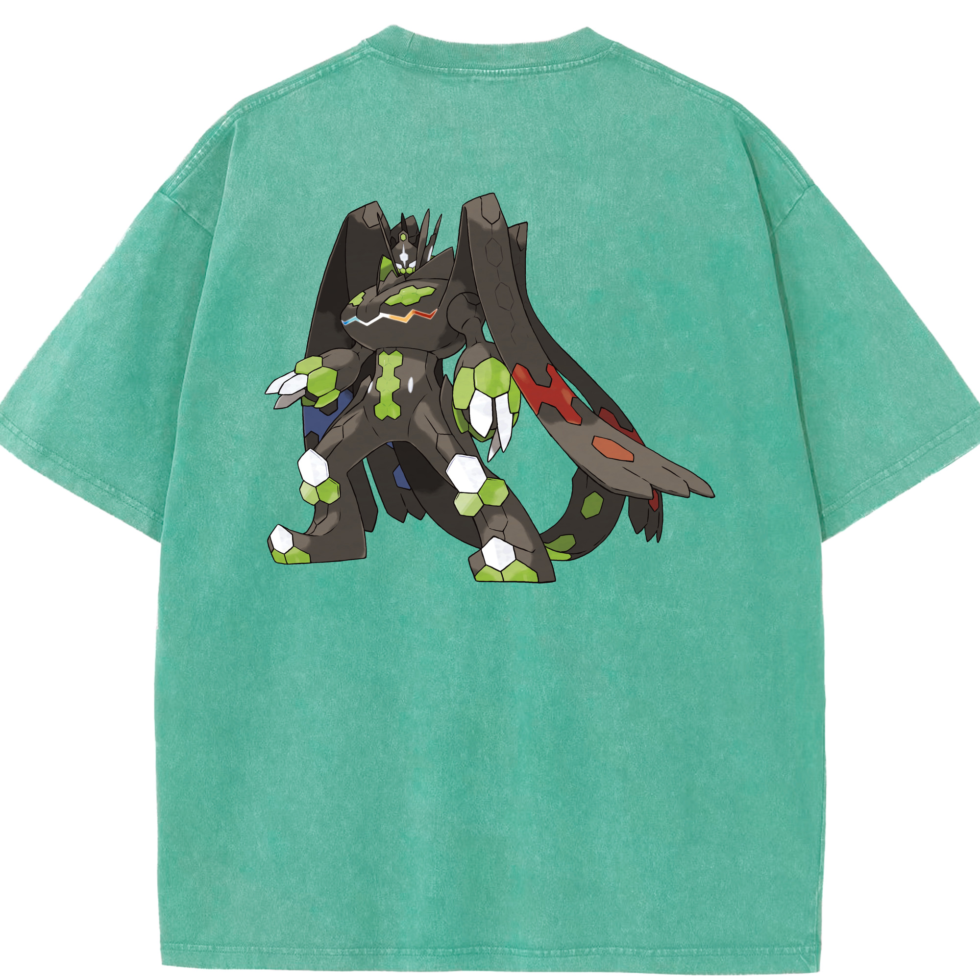 （画像用） ポケットモンスター Pokémon 綿100% ヴィンテージ風 半袖Tシャツ（背面プリント）